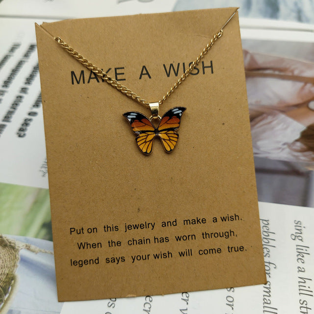 Butterfly Pendant Necklace