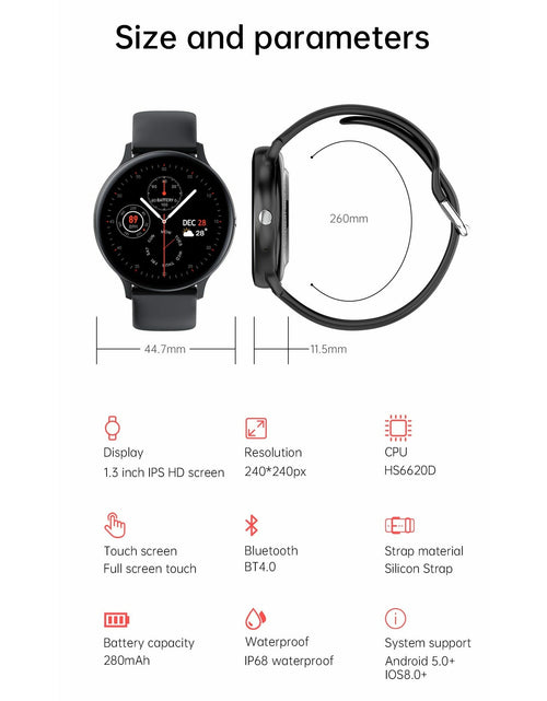 Load image into Gallery viewer, Waterproof 4G ROM Smartwatch
